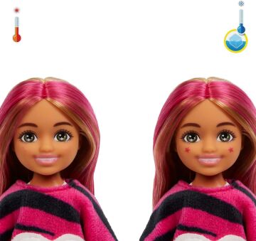 Barbie Cutie Reveal Bebekler Chelsea Tropikal Orman Serisi - Kaplan, 3 yaş ve üzeri, HKR15