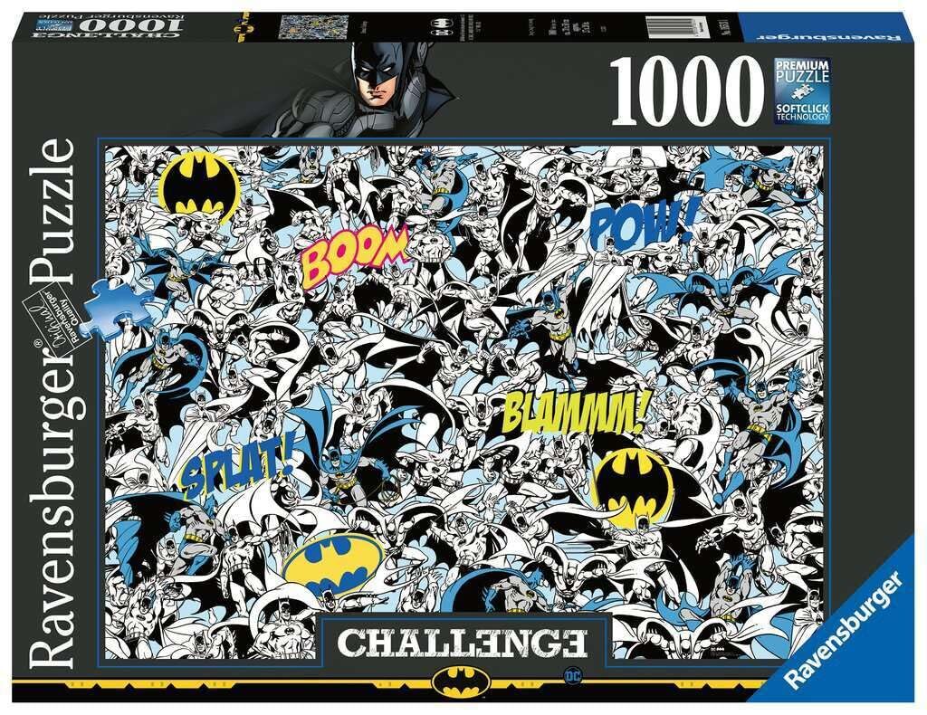 Ravensburger Yapboz 16513 - Batman Challenge - 14 yaşından büyük çocuklar ve yetişkinler için 1000 parça yapboz