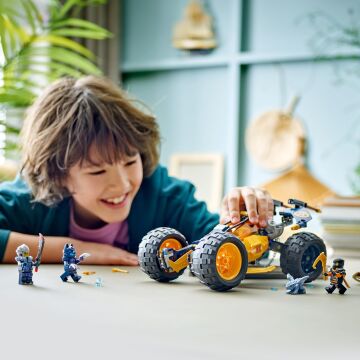 LEGO NINJAGO Arin’in Ninja Arazi Buggy Arabası 71811-7 Yaş ve Üzeri Çocuklar için 3 Ninja Minifigürü İçeren Yaratıcı Oyuncak Yapım Seti (267 Parça) NINJAGO Arinin Ninja Arazi Buggy Arabası 71811