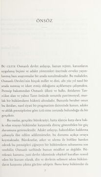 Osmanlı'da Devlet, Hukuk ve Adalet