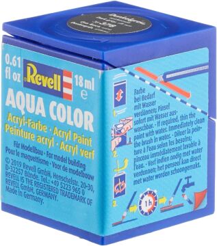 Revell - Su Bazlı Maket Boyası Koyu Gri İpek 18 Ml (36378)