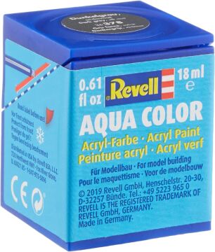 Revell - Su Bazlı Maket Boyası Koyu Gri İpek 18 Ml (36378)