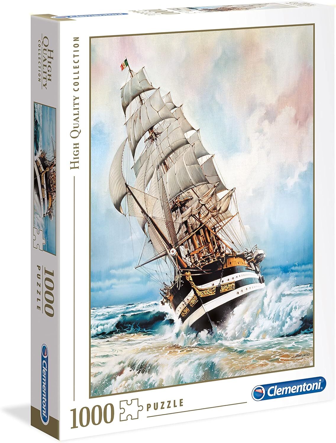 Clementoni - 1000 Parça High Quality Collection Yetişkin Puzzle - Amerigo Vespucci