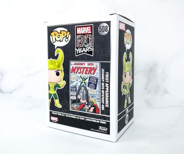 Funko Pop Marvel Collector Corps 80 Yıl LOKI İlk Görünüm Özel