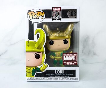 Funko Pop Marvel Collector Corps 80 Yıl LOKI İlk Görünüm Özel