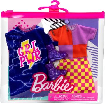 Barbie'nin Kıyafet Koleksiyonu 2'li Paketler GWF04-HBV69