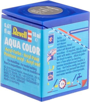 Revell - Su Bazlı Maket Boyası Gri Mat 18 Ml (36147)