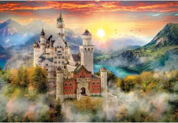 Clementoni - 2000 Parça Yetişkin Puzzle - Neuschwanstein - 32559