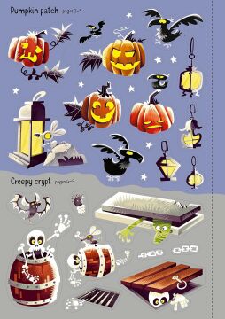 Sparkly Halloween Sticker Book: A Halloween Book for Kids