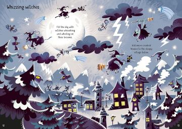 Sparkly Halloween Sticker Book: A Halloween Book for Kids