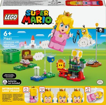LEGO Super Mario İnteraktif LEGO Peach ile Maceralar 71441 - - 6 Yaş ve Üzeri Çocuklar için Koleksiyonluk Yaratıcı Oyuncak Yapım Seti (208 Parça)