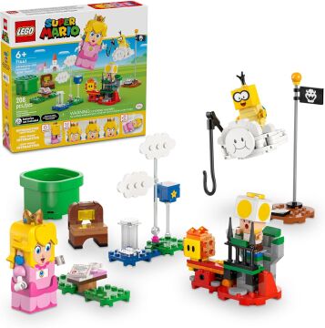 LEGO Super Mario İnteraktif LEGO Peach ile Maceralar 71441 - - 6 Yaş ve Üzeri Çocuklar için Koleksiyonluk Yaratıcı Oyuncak Yapım Seti (208 Parça)