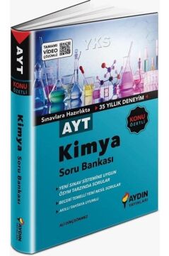 AYT Kimya Soru Bankası: Tamamı Video Çözümlü