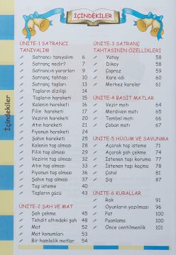 Başlangıç Düzeyi Satranç Ders Kitabı