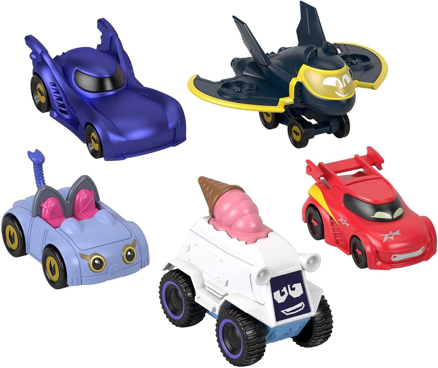 Batwheels Fisher-Price Batwheels Çoklu Araç Paketi, Oyuncak