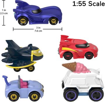 Batwheels Fisher-Price Batwheels Çoklu Araç Paketi, Oyuncak