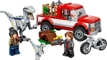 LEGO® Jurassic World Blue ve Beta Velociraptor Yakalama 76946-6 Yaş ve Üzeri Çocuklar için Dinozor Oyuncağı Yapım Seti (181 Parça)