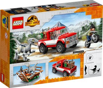LEGO® Jurassic World Blue ve Beta Velociraptor Yakalama 76946-6 Yaş ve Üzeri Çocuklar için Dinozor Oyuncağı Yapım Seti (181 Parça)