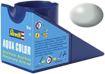 Revell - Su Bazlı Maket Boyası Açık Gri İpek 18 Ml (36371)