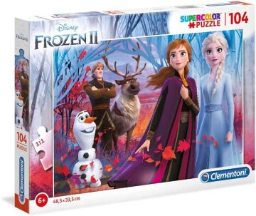 Clementoni - 104 Parça Puzzle - Frozen 2 - 1