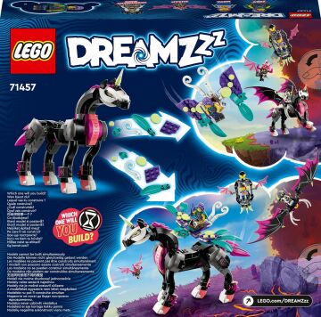 LEGO® DREAMZzz™ Uçan At Pegasus 71457-8 Yaş ve Üzeri Macera Sever Çocuklar için 2 Farklı Yapım Seçeneği Sunan Yaratıcı Oyuncak Yapım Seti (482 Parça)