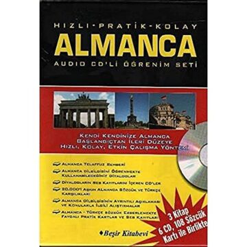 Hızlı Pratik Kolay Almanca Audio CDli Öğrenim Set