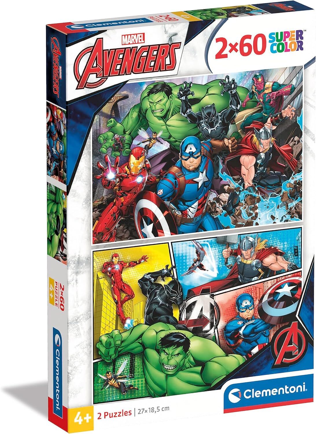 Clementoni - 2x60 Parça Puzzle - Avengers