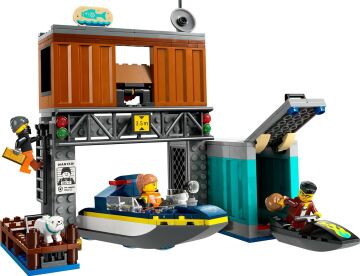 LEGO City - Police Speedboat and Crooks' Hideout