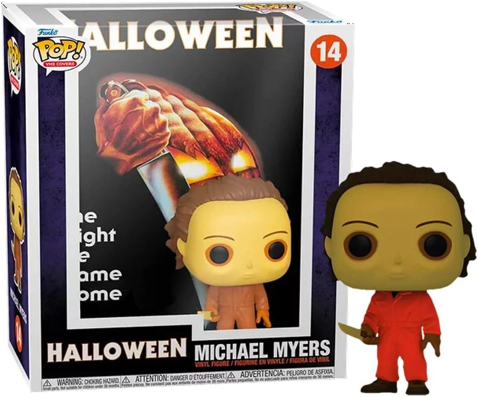 Özel Funko POP! DVD Kapağı: Cadılar Bayramı Michael Myers Karanlıkta Parlıyor Vinil Figür, Çok Renkli