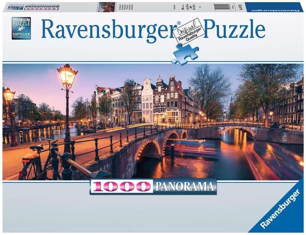 Ravensburger 167524 1000p Pan Puz Amsterdam, Çok Renkli