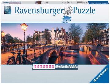 Ravensburger 167524 1000p Pan Puz Amsterdam, Çok Renkli