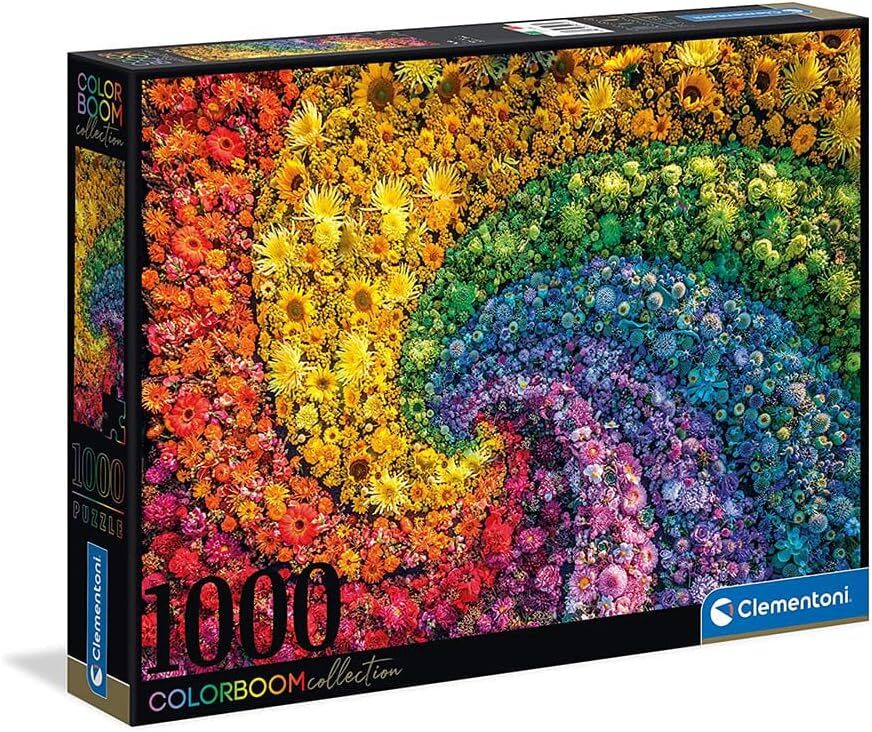 Clementoni 1000 Parça Colorboom Yetişkin Puzzle, Whirl