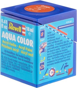 Revell - Su Bazlı Maket Boyası Turuncu Parlak 18 Ml (36130)