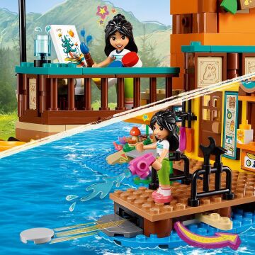 LEGO Friends Macera Kampı Su Sporları 42626-7 Yaş ve Üzeri Çocuklar için Ayı Figürü İçeren Yaratıcı Oyuncak Yapım Seti (628 Parça)