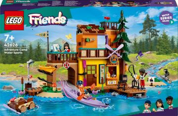 LEGO Friends Macera Kampı Su Sporları 42626-7 Yaş ve Üzeri Çocuklar için Ayı Figürü İçeren Yaratıcı Oyuncak Yapım Seti (628 Parça)