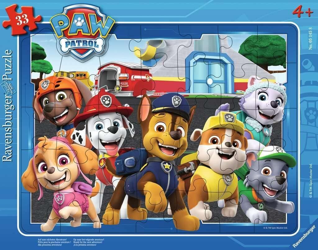 Ravensburger 051458 33P Bçer Puz Paw Patrol, Çok Renkli