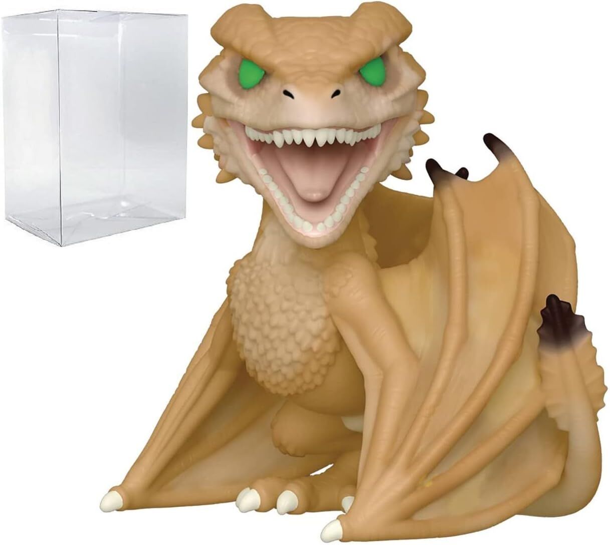 POP House of Dragon - Syrax Funko Vinil Figür (Uyumlu Kutu Koruyucu Kılıf ile Paketlenmiştir), Çok Renkli, 9,5 cm