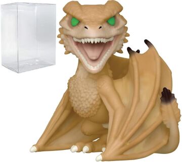POP House of Dragon - Syrax Funko Vinil Figür (Uyumlu Kutu Koruyucu Kılıf ile Paketlenmiştir), Çok Renkli, 9,5 cm