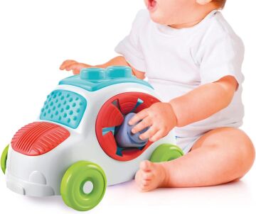 Clementoni Soft Clemmy - Yumuşak Blok Duyusal Araba Oyuncak