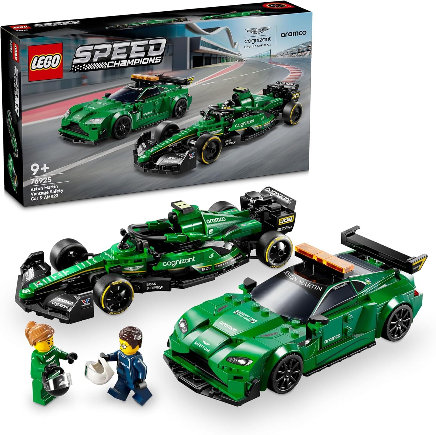 LEGO Speed Champions 76925 Aston Martin Vantage Safety Car and AMR23