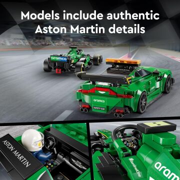 LEGO Speed Champions 76925 Aston Martin Vantage Safety Car and AMR23