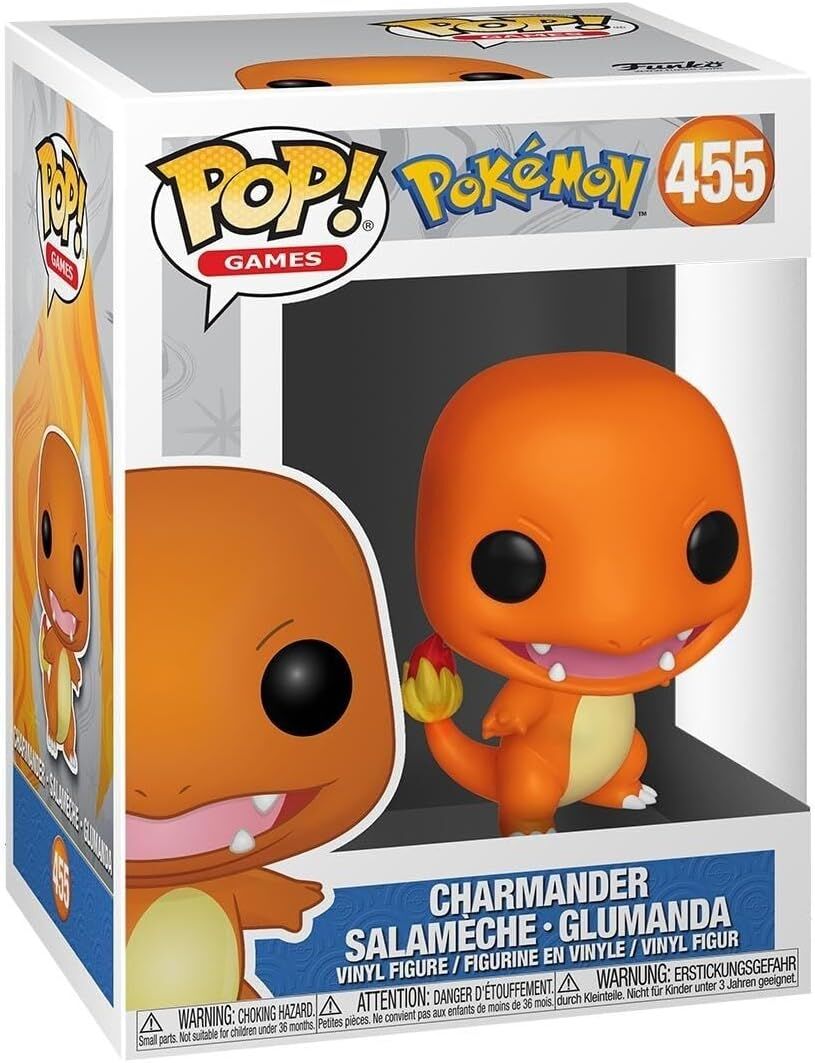 Funko 50403 POP Oyunları: Pokemon Charmander Varsayılan, Renkli Oyuncak Figür