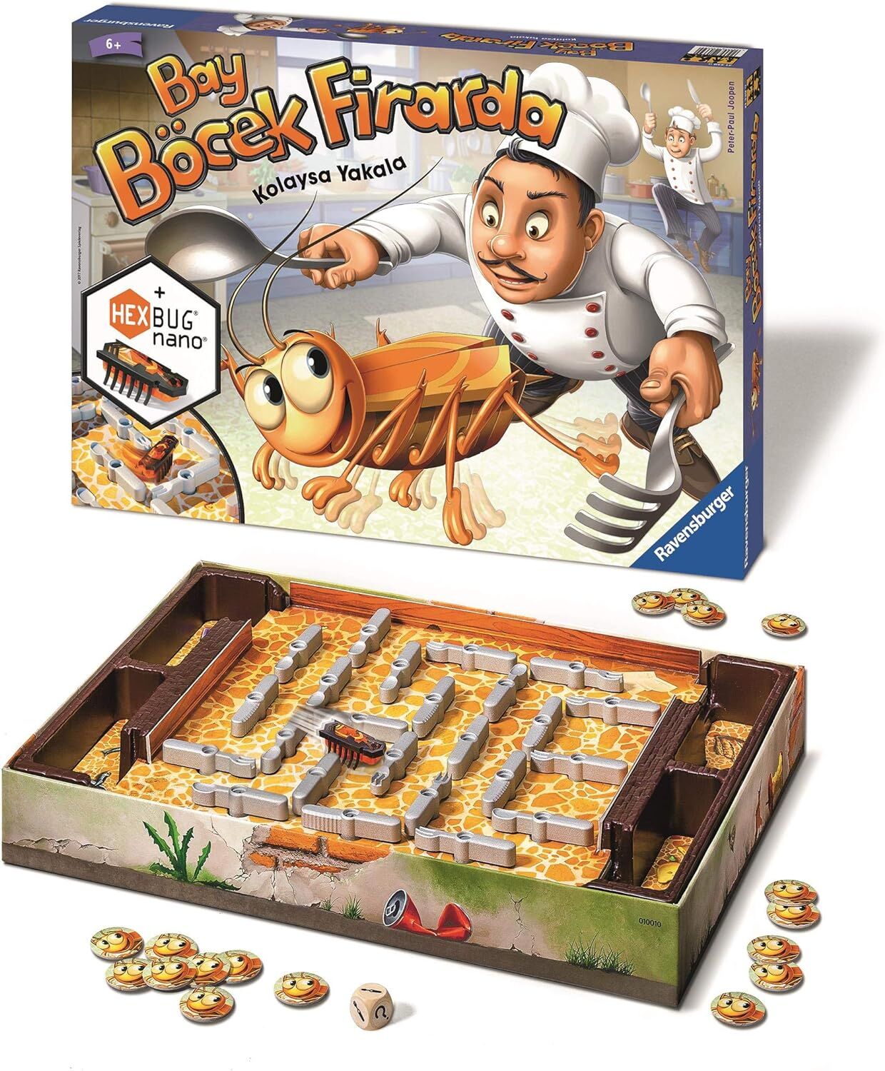 Ravensburger (213399) Bay Böcek Firarda Kutu Oyunu