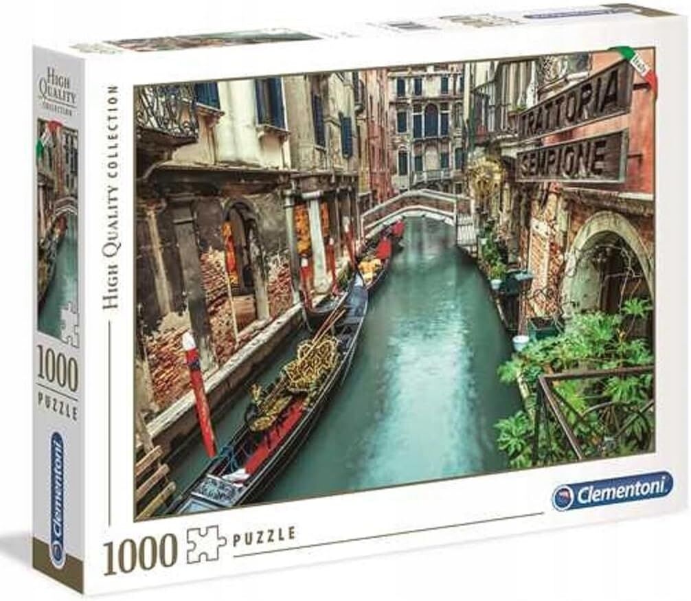 Clementoni - 1000 Parça Yetişkin Puzzle - Venice Canal