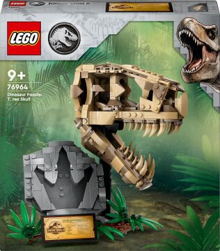 LEGO Jurassic World Dinozor Fosilleri: T. rex Kafatası 76964-9 Yaş ve Üzeri Çocuklar için Yaratıcı Oyuncak Dinozor Yapım Seti (577 Parça)