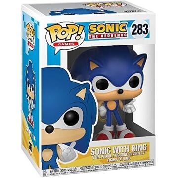 Funko Pop! Oyunlar: Sonic The Hedgehog - Halkalı Sonic vinil figür (koruyucu pop kılıflı)