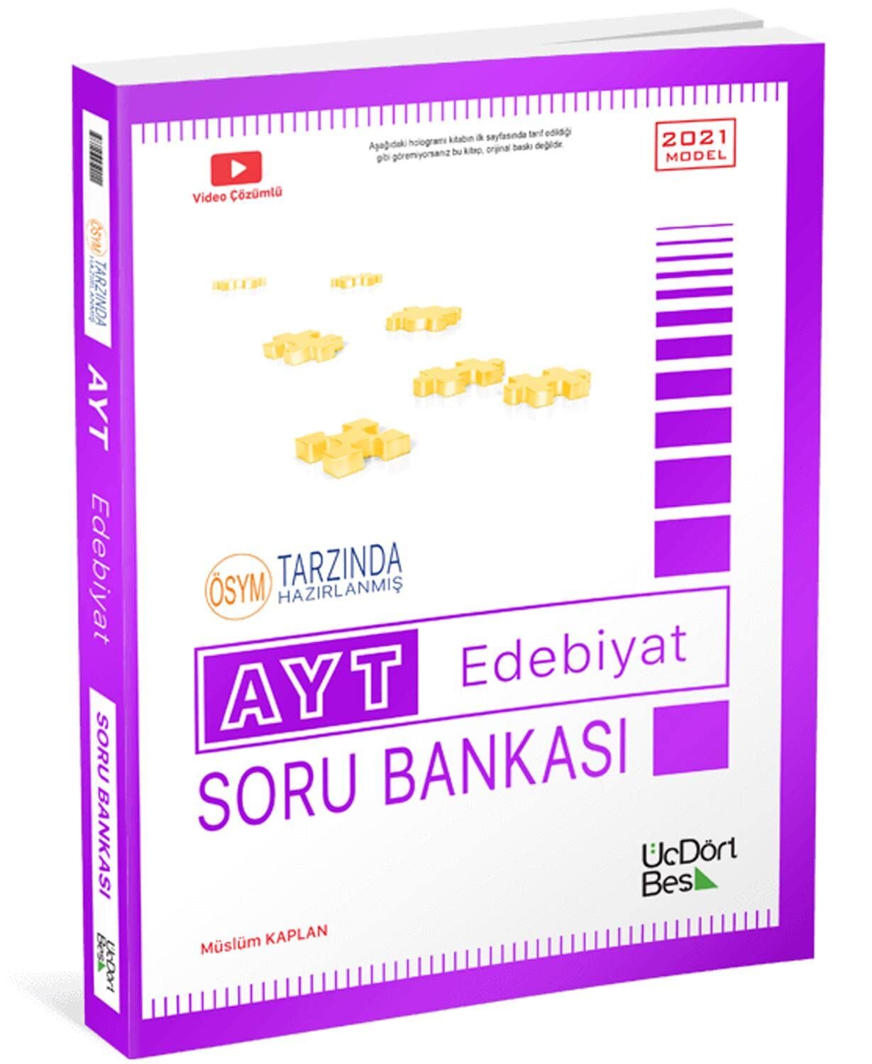 Üç Dört Beş AYT Edebiyat Soru Bankası-YENİ