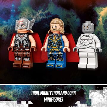 LEGO Marvel Yeni Asgard’a Saldırı 76207 - 7 Yaş ve Üzeri için 2 Minifigürlü Oyuncak Yapım Seti (159 Parça)
