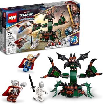 LEGO Marvel Yeni Asgard’a Saldırı 76207 - 7 Yaş ve Üzeri için 2 Minifigürlü Oyuncak Yapım Seti (159 Parça)