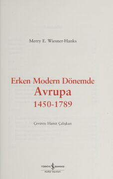 Erken Modern Dönemde Avrupa 1450 -1789